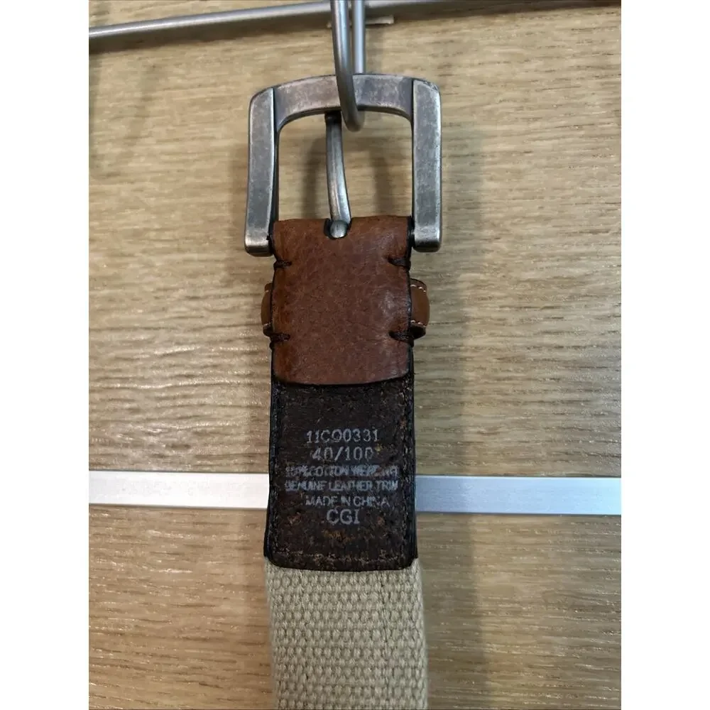 Columbia Men’s Brown Genuine Leather Belt Mens Size 40/100 Style 11CO0331